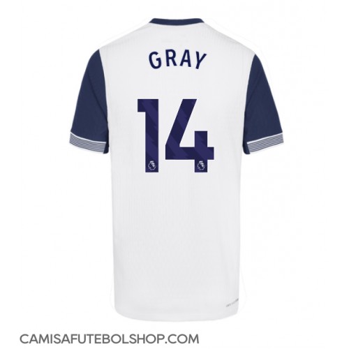 Camisa de time de futebol Tottenham Hotspur Archie Gray #14 Replicas 1º Equipamento 2024-25 Manga Curta